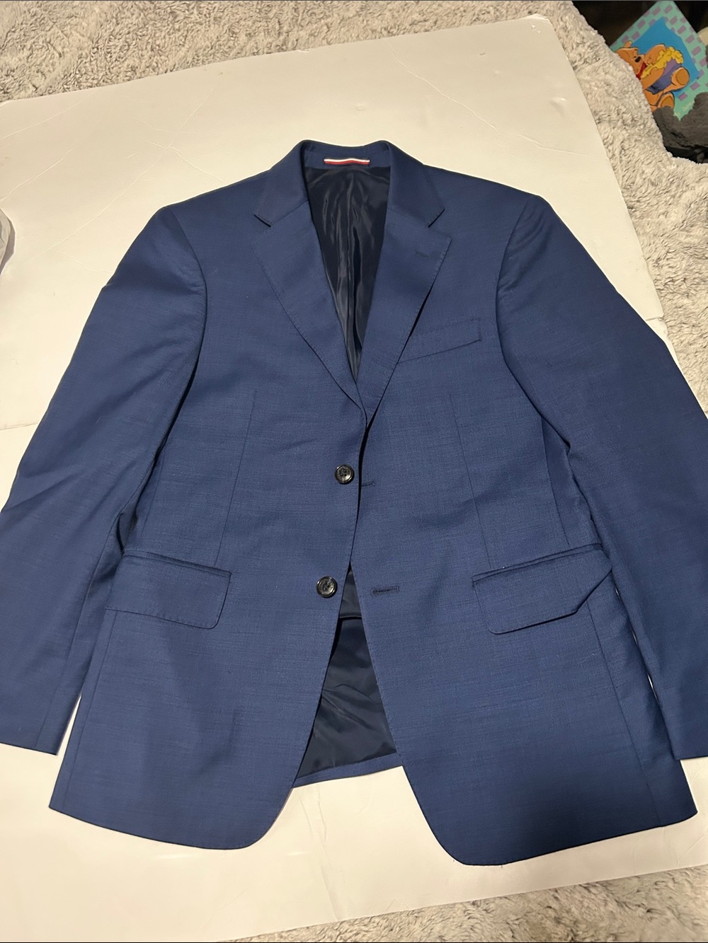 Tommy Hilfiger Navy Blue Women's Blazer-Style Top